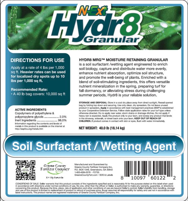 Hydr8 MRG (Moisture Retaining Granular) | N-Ext Supply