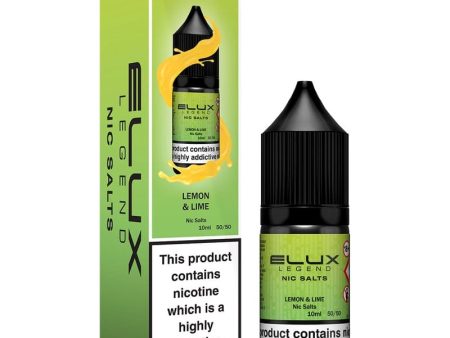 Elux Legend Nic Salt - Lemon & Lime 10ml Eliquid Online Sale