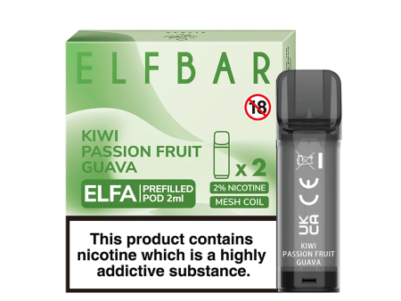 ELFA Prefilled Pod - Kiwi Passion Fruit Guava 2ml Discount