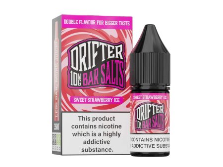 Drifter Bar Nic salt - Sweet Strawberry Ice 10ml Eliquid Hot on Sale