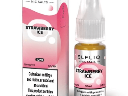 ElfLiq Nic Salt 10ml - Strawberry Ice Elf bar e-liquid Cheap