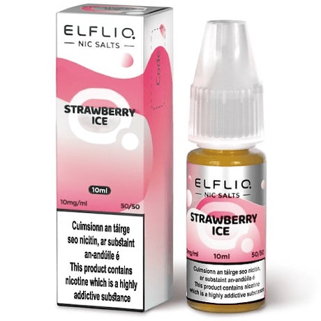 ElfLiq Nic Salt 10ml - Strawberry Ice Elf bar e-liquid Cheap