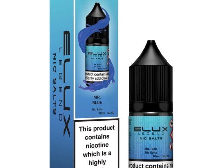 Elux Legend Nic Salt - Mr Blue 10ml Eliquid For Sale