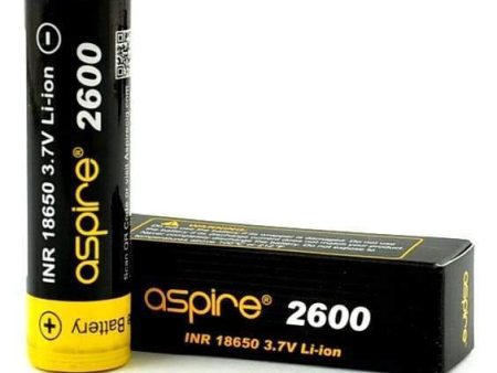 2 x Aspire 18650 - 2600mAh Battery Discount