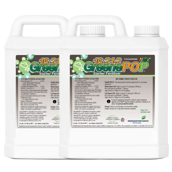 16-21-2 GreenePOP  Starter Fertilizer | N-Ext For Discount