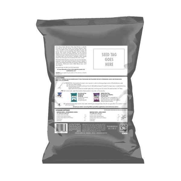 Black Beauty Rocky Mountain Grass Seed | Jonathan Green Supply