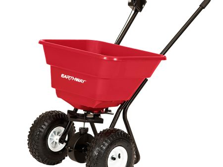 2050P - Push Spreader-80 LB Commercial Broadcast Spreader with Pneumatic Tires | Earthway Online