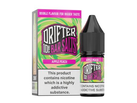 Drifter Bar Nic salt - Apple Peach 10ml Eliquid For Cheap