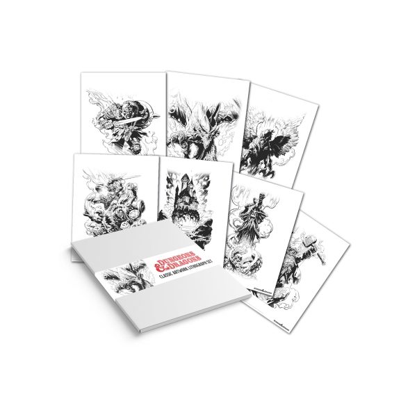 Dungeons & Dragons Lithograph Set Online Sale