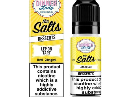 Dinner Lady 10ml Salt Nicotine E-Liquid - Lemon Tart Hot on Sale