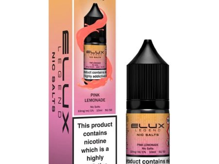 Elux Legend Nic Salt - Pink Lemonade 10ml Eliquid on Sale