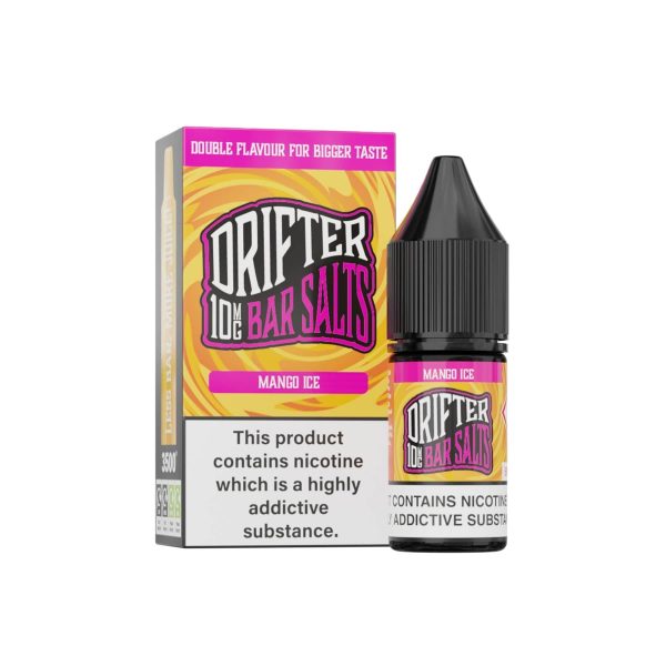 Drifter Bar Nic salt - Mango Ice 10ml Eliquid Discount