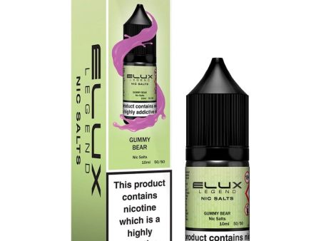 Elux Legend Nic Salt - Gummy Bear 10ml Eliquid Sale