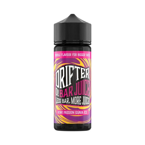 Drifter Bar - Kiwi Passion Guava Ice 50 50 100ml Shortfill Eliquid Sale