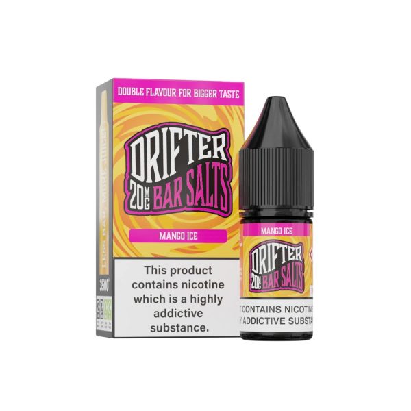 Drifter Bar Nic salt - Mango Ice 10ml Eliquid Discount