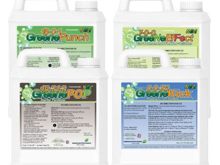 GreeNePak Lawn Fertilizer | Four Gallons | N-Ext on Sale