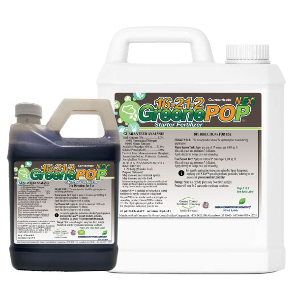 16-21-2 GreenePOP  Starter Fertilizer | N-Ext For Discount