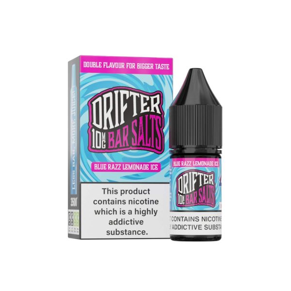 Drifter Bar Nic salt - Blue Razz Lemonade Ice 10ml Eliquid Discount