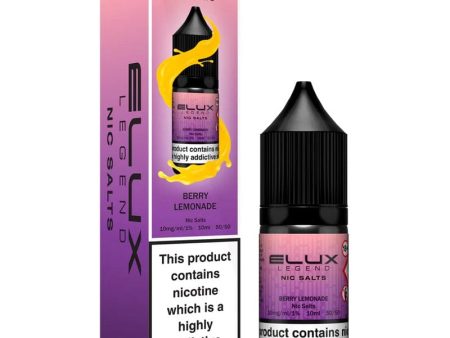 Elux Legend Nic Salt - Berry Lemonade 10ml Eliquid For Discount