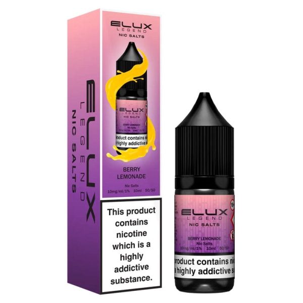 Elux Legend Nic Salt - Berry Lemonade 10ml Eliquid For Discount