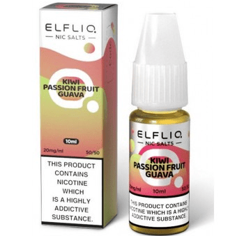 ElfLiq Nic Salt 10ml - Kiwi Passion Fruit Guava Elf bar e-liquid Hot on Sale