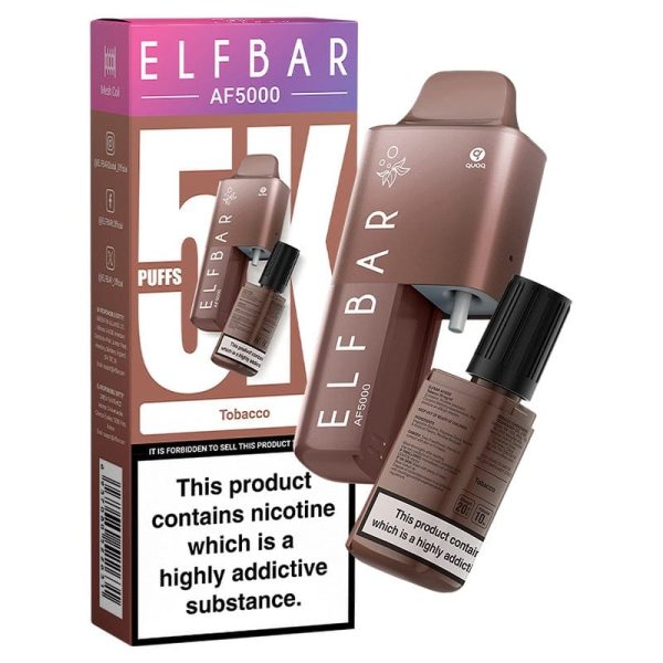 Elf Bar AF5000 Disposable Vape - Tobacco (5000 puffs) For Sale