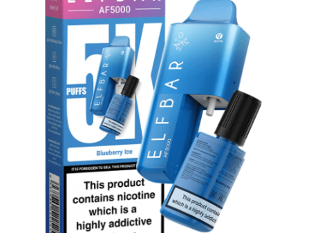 Elf Bar AF5000 Disposable Vape  - Blueberry Ice (5000 puffs) For Discount