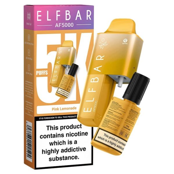 Elf Bar AF5000 Disposable Vape - Pink Lemonade (5000 puffs) on Sale