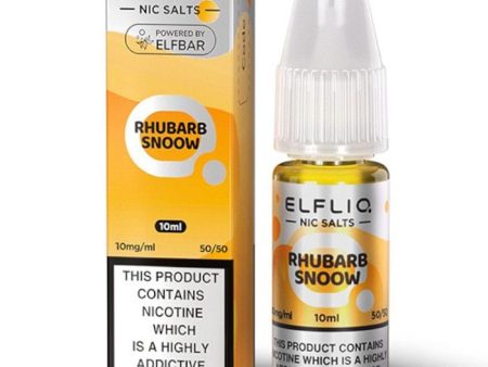 ElfLiq Nic Salt 10ml - Rhubarb Snoow Elf bar e-liquid Sale