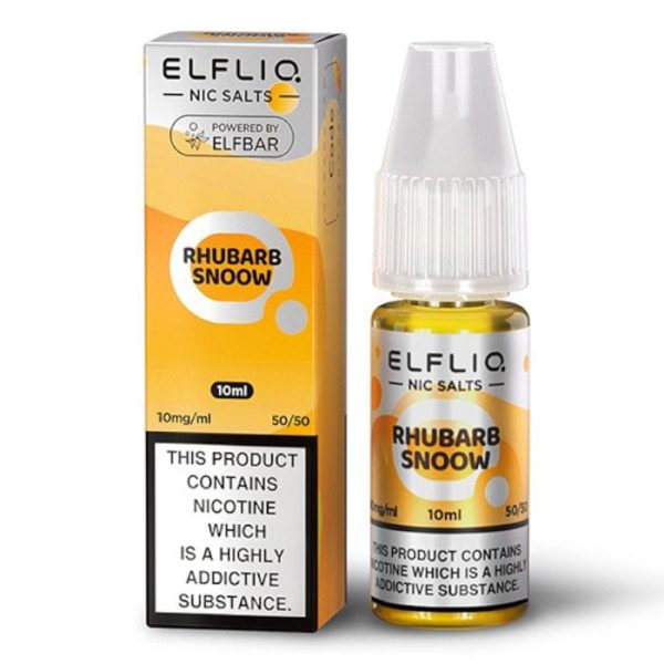 ElfLiq Nic Salt 10ml - Rhubarb Snoow Elf bar e-liquid Sale